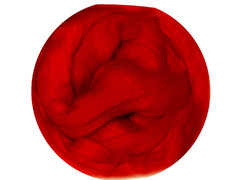 Красный. Пряжа superwash, 100 грамм